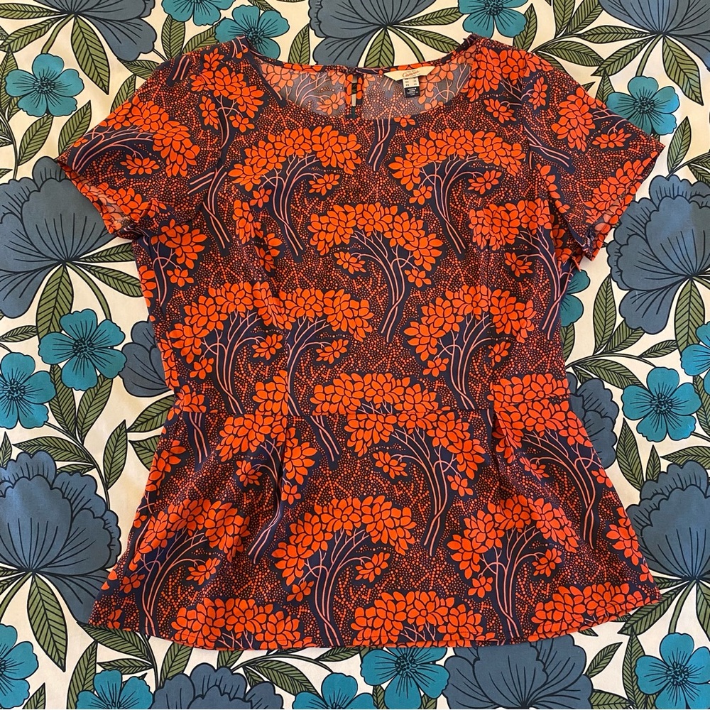 Lands’ End Peplum Top